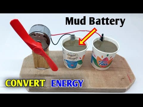 How to make convert electricity into soil / convert energy
