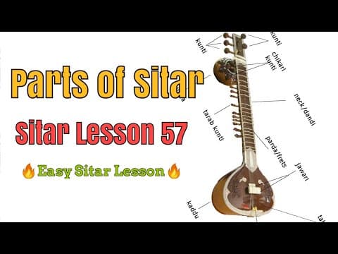 Parts Of Sitar | Sitar Lesson 57
