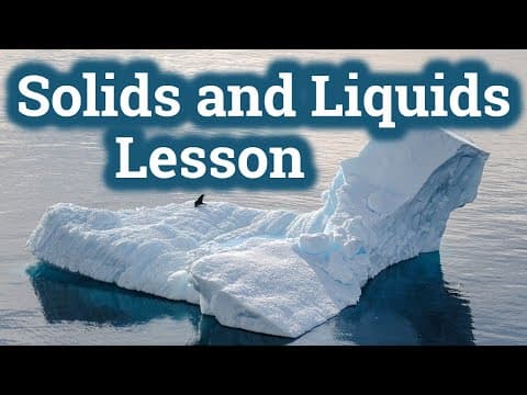 Solids and liquids for kids - classroom video