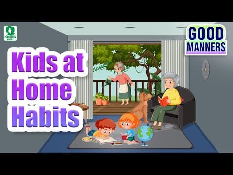 At Home | Good Manners in Everyday Life for Kids | Animated Videos for Kids