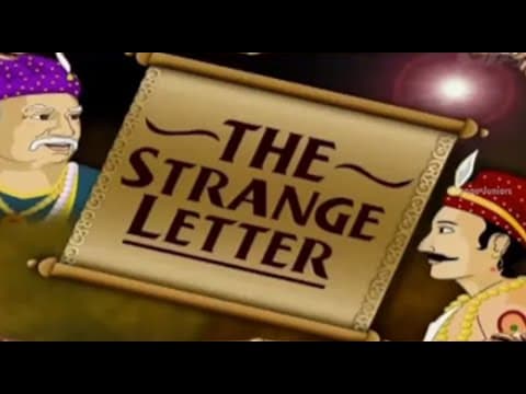 Akbar and Birbal stories | The Strange Letter | Animated Story