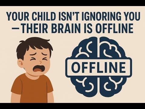 Your Child Isnāt Ignoring You ā Their Brain Is Offline