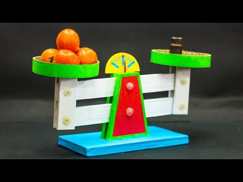 How to make Balance Scale | Science Fair Ideas
