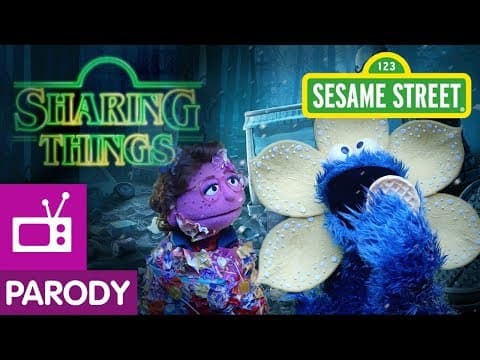 Sesame street sharing things - stranger things parody