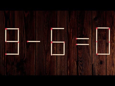 Turn the wrong equation into correct just in1 move 1-4=9 #matchstick #puzzle #puzzlegame #mindtest