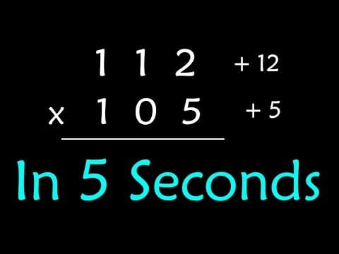 Vedic maths - secret math trick how to multiplying numbers with 100