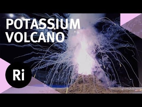 Humphry Davys Potassium Volcano