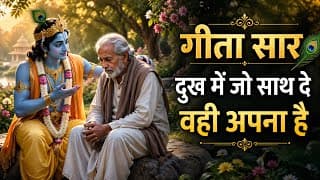 संपूर्ण गीता सार | दुख में जो साथ दे वही अपना है | Shrimad Bhagwat Geeta Saar