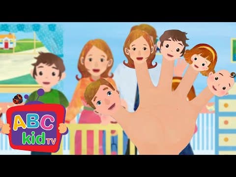 Finger Family Song 👪 | Daddy Finger Where Are You? | Nursery Rhymes for Kids | ABC Kid TV