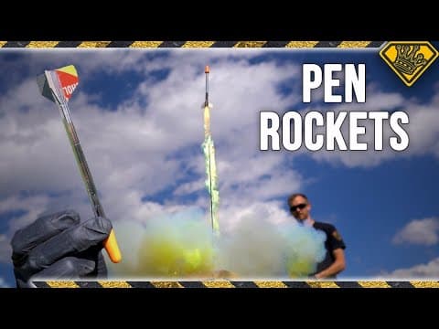 DIY Pen Rockets TKOR Dives Into How To Make a Mini Pen Rocket That Works On Rocket Fuel