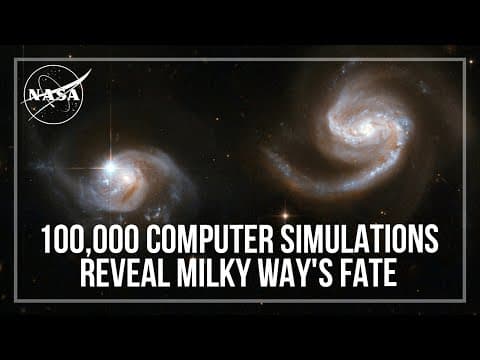 1000,000 Computer Simulations Reveal Milky Ways Fate