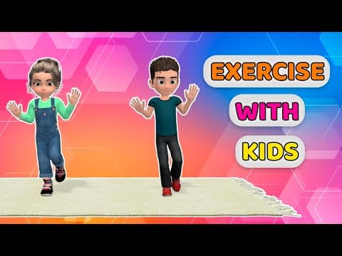 Exercise with kids: 25 min full body