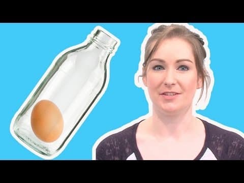 How to get an egg inside a bottle | Live Experiments (Ep 28) | Head Squeeze