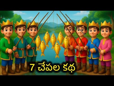 7 చేపలు కథ | 90’s kids చిన్ననాటి కథ| Forgotten Childhood Telugu Moral Panchatantra Story