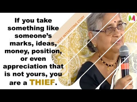 When you make a mistake, you should go back and admit it. Important parenting tip by Sudha Murty.