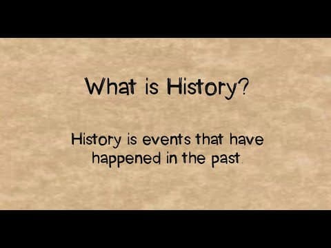 What Is History?