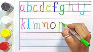 small letter abc writing|how to write small alphabet letters| Alphabets|abcd writing-14