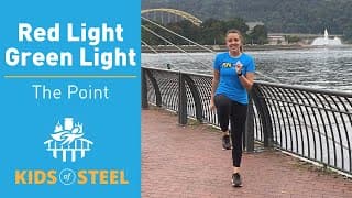 Red Light, Green Light at The Point Brain Break with Kids of STEEL