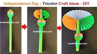 INDEPENDENCE DAY / Republic day Craft ideas - Tricolor ideas - diy