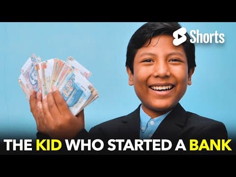 The kid who started a bank