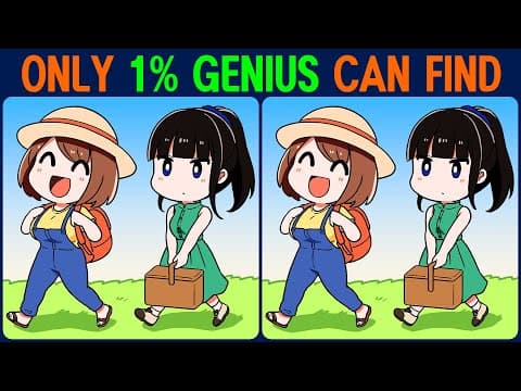 【Find the Difference】 can you find them all?