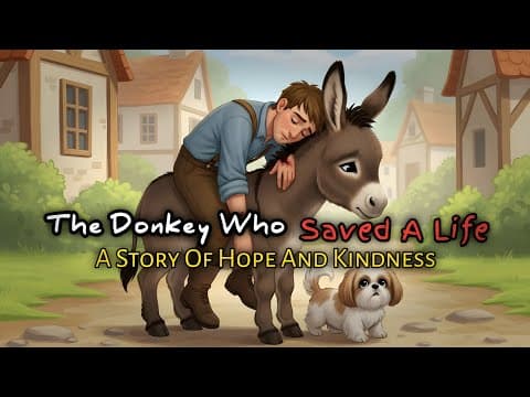 The Donkey Who Saved A life | A story of Hope And Kindness.