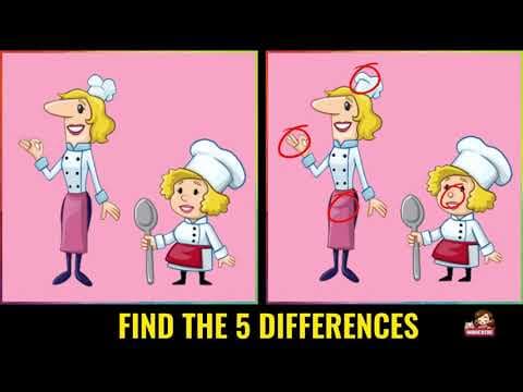 spot the 5 differences 👉Test your eyesight now!(NO.28）