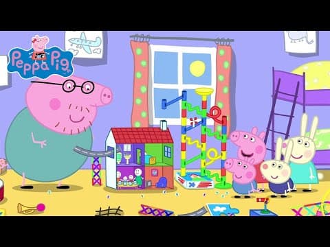 Peppa Pig Builds the Biggest Marble Run Ever