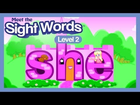 Meet the Sight Words Level 2 - she