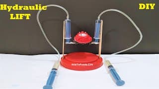 hydraulic car lift working model project