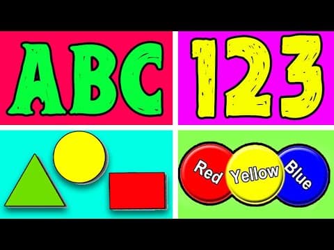 Kids learning videos for kids - preschool learning videos - early childhood education