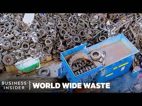 How Old Tires Are Turned Into Electricity | World Wide Waste | Business Insider