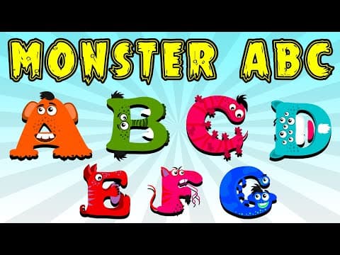 Monster Alphabets For Kids-Learn Alphabets For Kids-Kids Learning Videos For Kids