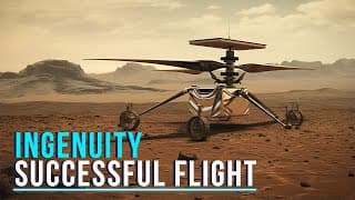 Ingenuity's First Successful Flight On Mars