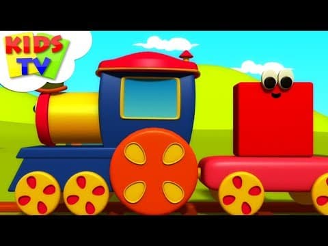 Shapes Train-Bob The Train-Learning Videos For Babies-Cartoon Shows