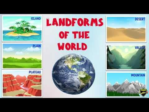 Landforms of the World - Types Of Landforms - Landforms Of The Earth