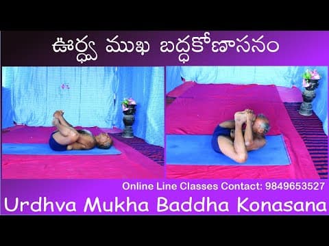 Urdhva Mukha Baddha Konasana by Kuppi Reddy | Benefits of Urdhva Mukha Baddha Konasana | Yoga