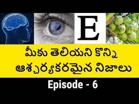 Episode 6 - amazing facts you didn't know - interesting facts