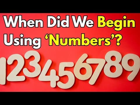 When Did We Begin Using Numbers