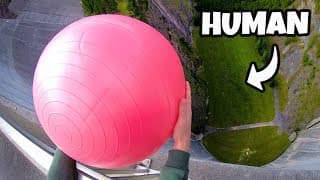CATCHING EXERCISE BALLS from Dam