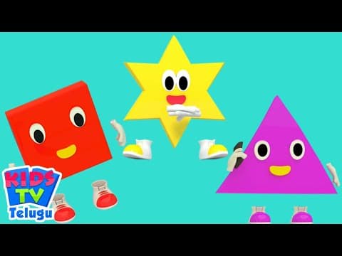 Learn ABC with Bob The Train, ఫోనిక్స్ పాట, Shape Song, Telugu Nursery Rhymes and Kids Songs