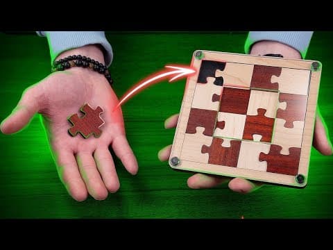 How to fit the last element under the glass - Really difficult puzzle