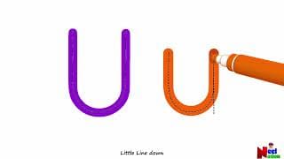 Writing the letter U | Alphabet writing | Writing letter for Kids