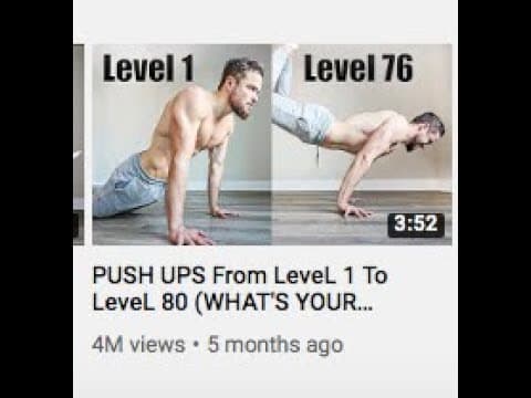 PUSH UPS From LeveL 1 To LeveL 80 (WHAT'S YOUR LEVEL?)