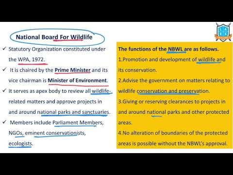 What is National Board for WildLife ? || National Board for WildLife అంటే ఏమిటి?