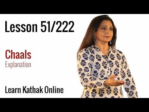 Importance of Chaals in Kathak - Explanation for Beginners | Learn Kathak Online | Lesson 51