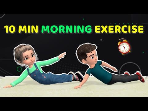 10 minute wake up morning exercise for kids