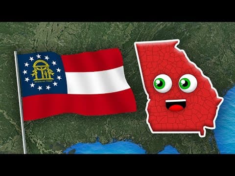 Georgia - Geography & Counties - 50 States of America