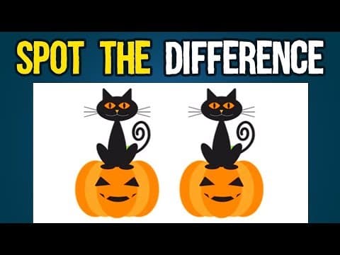 Find the odd one out - spot the difference puzzles - fun puzzles