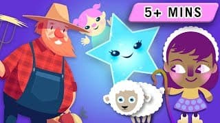 Farmer in the Dell, Mary Had a Little Lamb, The Alphabet Song, & Twinkle Twinkle Little Star